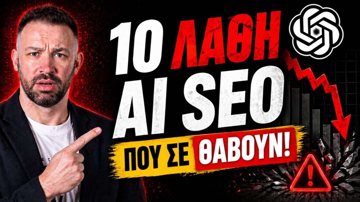 10 Μοιραία Λάθη στο AI SEO που σας Ρίχνουν στη Google
